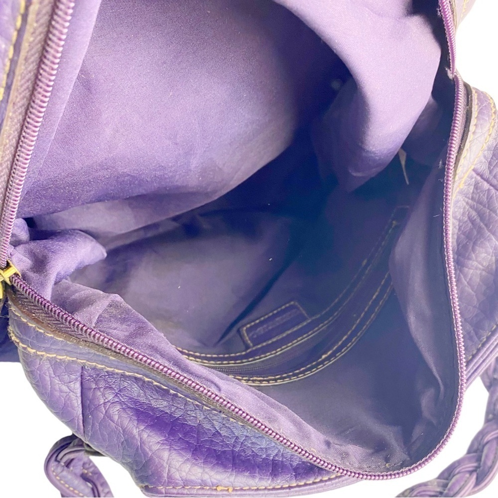 Treviso Dark Blue Violet Hand Bag - Picture 4 of 4